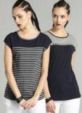 Roadster Pack Of 2 T Shirts Women