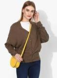 Roadster Women Brown Solid Cardigan Women