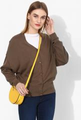 Roadster Women Brown Solid Cardigan women