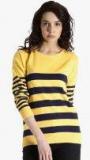 Roadster Yellow Striped Sweater Women