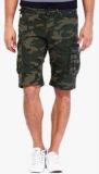 Rookies Khaki Printed Shorts men