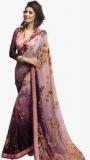 Roop Kashish Purple Printed Saree Women