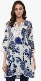 Rsvp Cross White Printed Tunic women