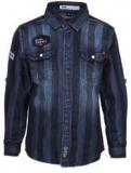 Ruff Blue Casual Shirt Boys