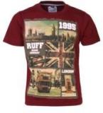 Ruff Maroon T Shirt Boys