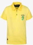 Ruff Yellow Polo Shirt Boys