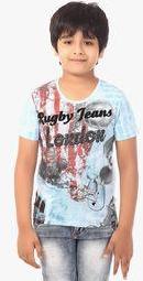 Rugby Light Blue Casual Shirt Boys