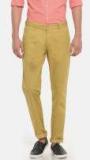 Ruggers Khaki Regular Fit Printed Regular Trousers Men