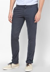 Ruggers Young Solid Black Chinos Men