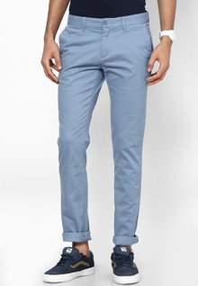 Ruggers Young Solid Light Blue Chinos men