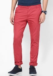 Ruggers Young Solid Red Chinos Men