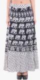 Ruhaans Multicoloured Printed Flared Skirt women