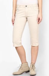 S Oliver Beige Shorts Women