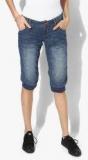 S Oliver Blue Washed Capri Women