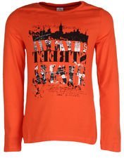 S Oliver Orange Casual Top Girls