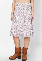 S Oliver White Short Skirt Women