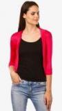 Saadgi Fuchsia Solid Shrug Women