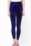 Sakhi Sang Black/Blue Printed Legging Women