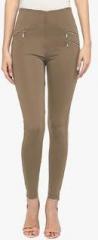 Sakhi Sang Brown Solid Jeggings women