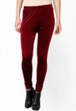 Sakhi Sang Maroon Solid Legging Women