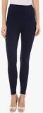 Sakhi Sang Navy Blue Solid Leggings Women