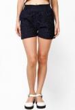 Sakhi Sang Navy Blue Solid Short Women