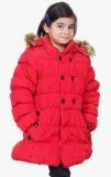 Sakhi Sang Red Winter Jacket Girls