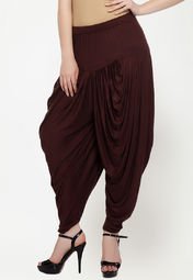 Sakhi Sang Solid Brown Salwar Women