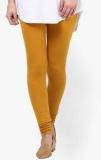 Sakhi Sang Solid Mustard Yellow Legging women