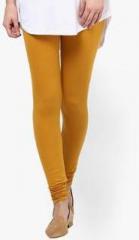 Sakhi Sang Solid Mustard Yellow Legging women