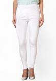 Sakhi Sang White Solid Legging Women