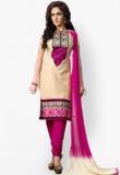 Salwar Studio Peach Dress Material Women