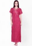 Sand Dune Pink Embroidered Nightwear Women