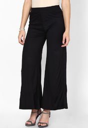 Sangria Black Plazzo Women