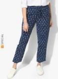 Sangria Printed Original Indigo Coloured Pant Women