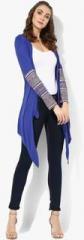 Sangria Shawl Neck Printed Shrug With Full Sleeves women