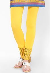 Sangria Yellow Salwars & Churidars Women