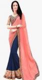 Saree Mall Peach Embroidered Saree Women