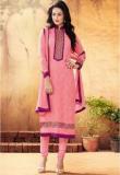 Saree Mall Pink Embroidered Dress Material women