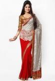 Saree Swarg Red Printed Saree Women