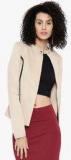 Sassafras Beige Solid Jacket Women