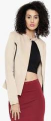 Sassafras Beige Solid Jacket women