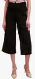 Sassafras Black Solid Capri women