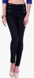 Sassafras Black Solid Jegging Women