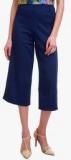 Sassafras Blue Solid Capri Women