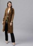 Sassafras Brown Solid Shrug Women