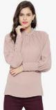 Sassafras Mauve Solid Blouse Women