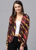 Sassafras Mustard Striped Shrug Women