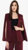 Sassafras Wine Solid Shrug women