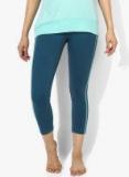 Satva Kaya Crop Teal Capris Women